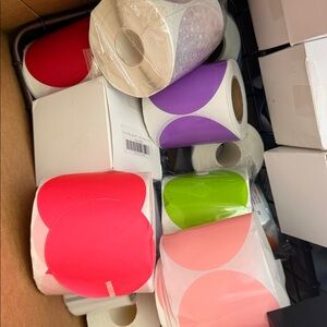 100 inch 2 inch & 50 in 3-inch =150 custom labels color label and black ink